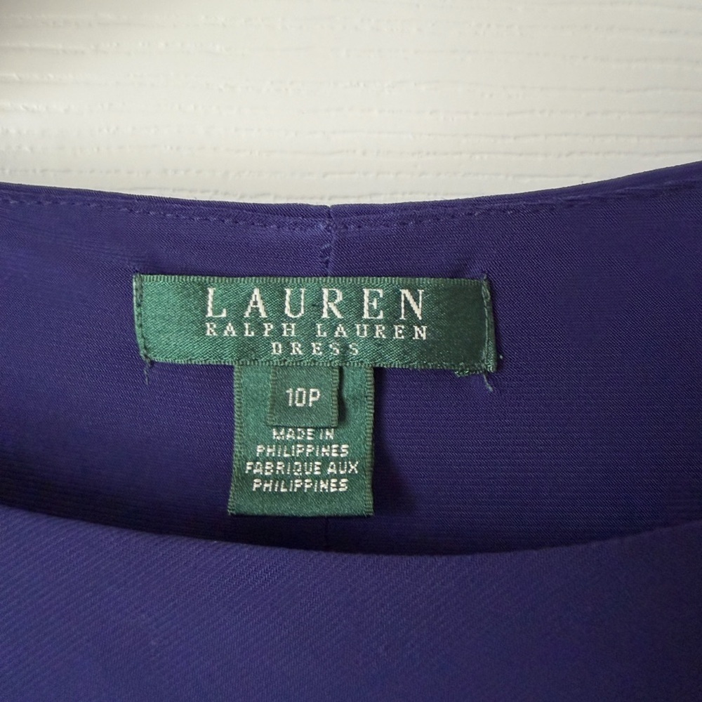 Ralph Lauren Jersey Dress | Ralph Lauren Midi Dress | 10P Petite - Picture 6 of 8